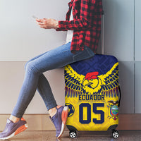 Custom Ecuador Football Luggage Cover Andean Condor Unique Style