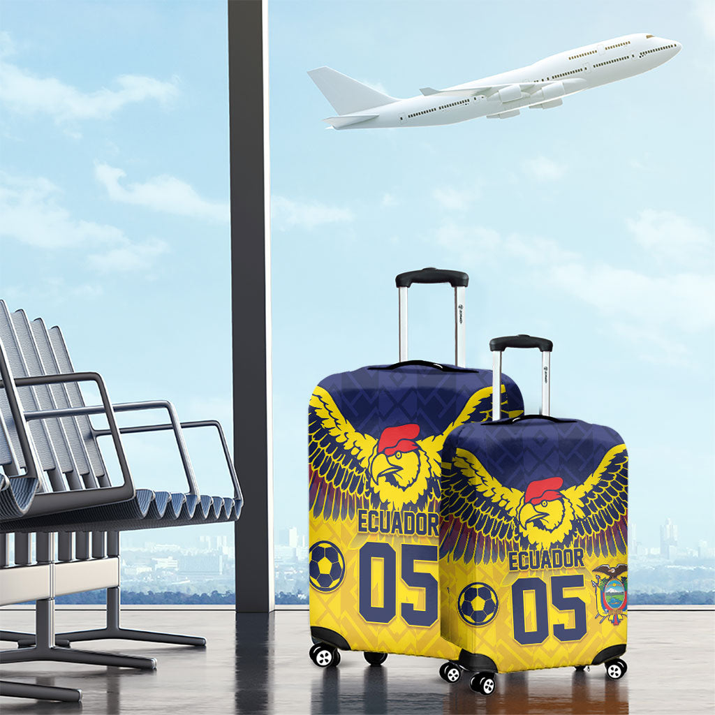 Custom Ecuador Football Luggage Cover Andean Condor Unique Style