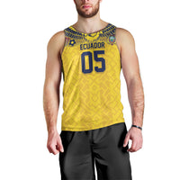 Custom Ecuador Football Men Tank Top Andean Condor Unique Style