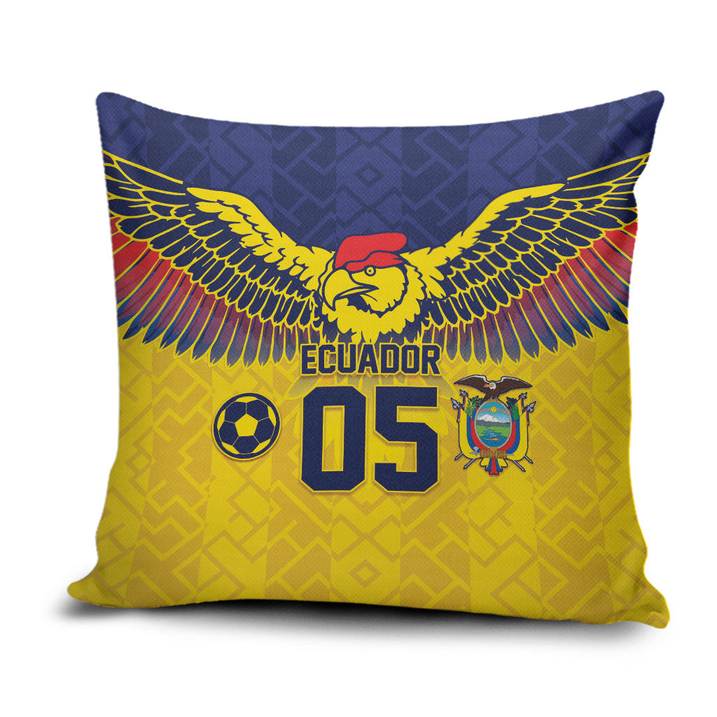 Custom Ecuador Football Pillow Cover Andean Condor Unique Style