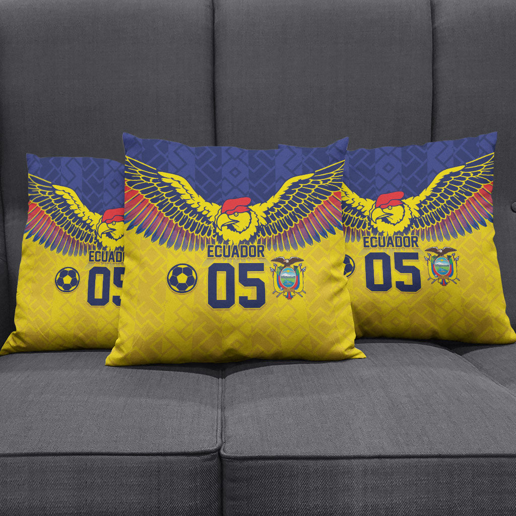 Custom Ecuador Football Pillow Cover Andean Condor Unique Style