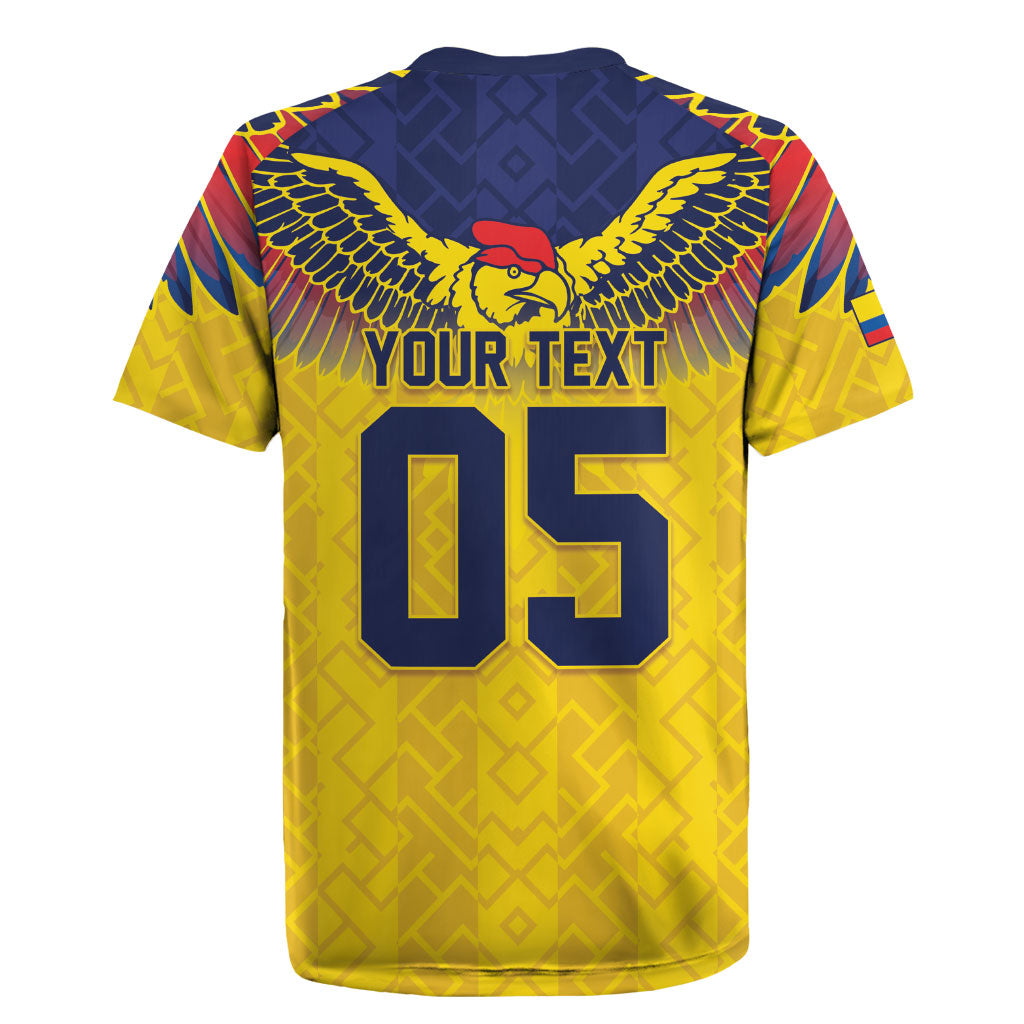 Custom Ecuador Football Rugby Jersey Andean Condor Unique Style