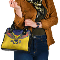 Custom Ecuador Football Shoulder Handbag Andean Condor Unique Style
