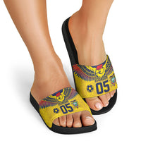 Custom Ecuador Football Slide Sandals Andean Condor Unique Style