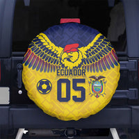 Custom Ecuador Football Spare Tire Cover Andean Condor Unique Style