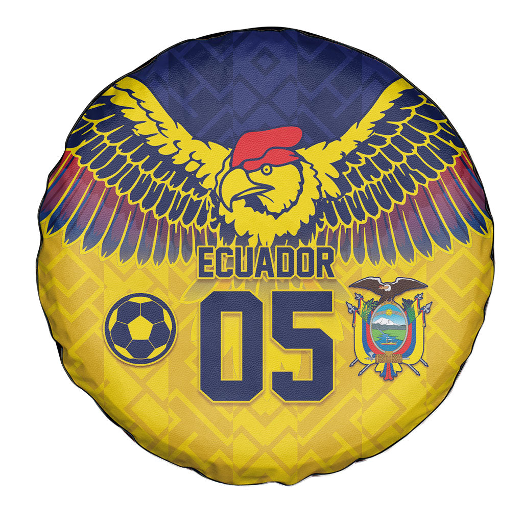 Custom Ecuador Football Spare Tire Cover Andean Condor Unique Style