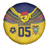 Custom Ecuador Football Spare Tire Cover Andean Condor Unique Style