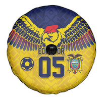 Custom Ecuador Football Spare Tire Cover Andean Condor Unique Style