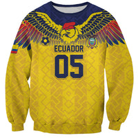 Custom Ecuador Football Sweatshirt Andean Condor Unique Style
