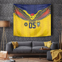 Custom Ecuador Football Tapestry Andean Condor Unique Style