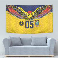 Custom Ecuador Football Tapestry Andean Condor Unique Style