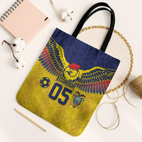 Custom Ecuador Football Tote Bag Andean Condor Unique Style