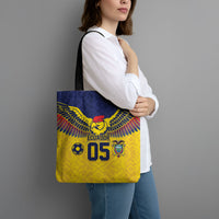 Custom Ecuador Football Tote Bag Andean Condor Unique Style