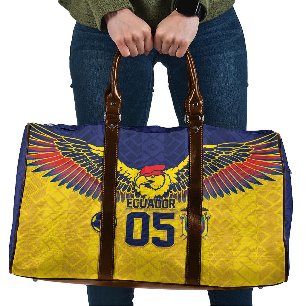 Custom Ecuador Football Travel Bag Andean Condor Unique Style