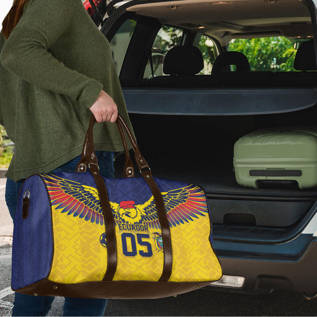 Custom Ecuador Football Travel Bag Andean Condor Unique Style