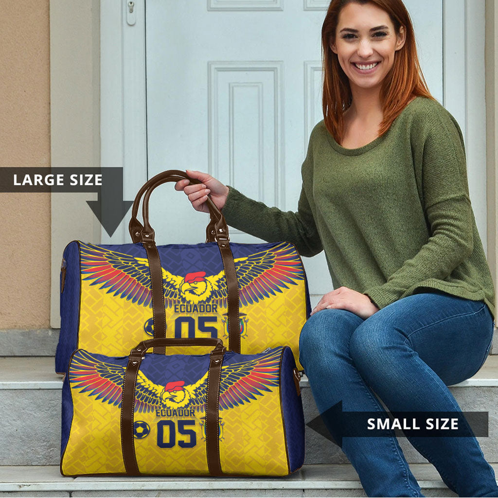 Custom Ecuador Football Travel Bag Andean Condor Unique Style
