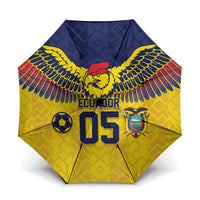 Custom Ecuador Football Umbrella Andean Condor Unique Style