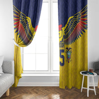 Custom Ecuador Football Window Curtain Andean Condor Unique Style