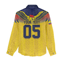 Custom Ecuador Football Women Casual Shirt Andean Condor Unique Style