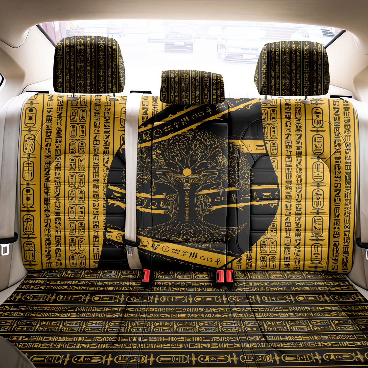 Egypt Tree Of Life Back Car Seat Cover The Fig In Ancient Egyptian