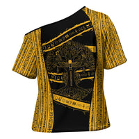 Egypt Tree Of Life Cross Shoulder Shirt The Fig In Ancient Egyptian