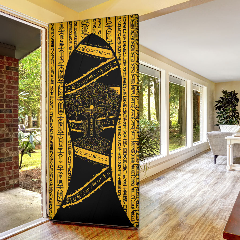Egypt Tree Of Life Door Cover The Fig In Ancient Egyptian