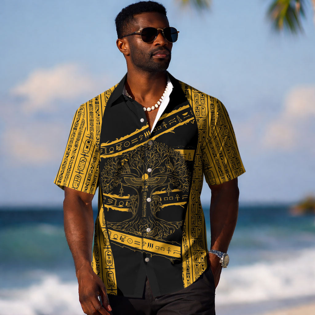 Egypt Tree Of Life Hawaiian Shirt The Fig In Ancient Egyptian DT05