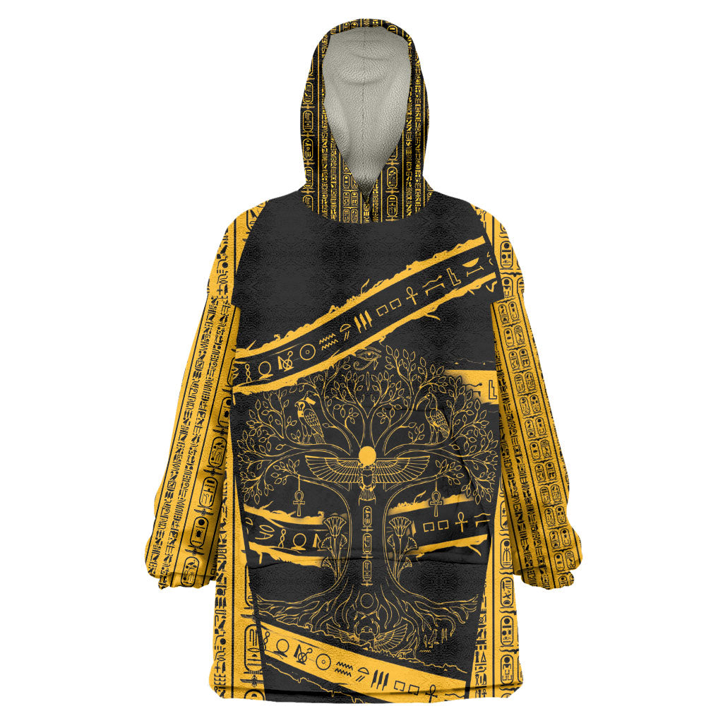 Egypt Tree Of Life Kid Wearable Blanket Hoodie The Fig In Ancient Egyptian