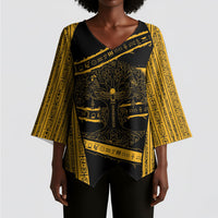 Egypt Tree Of Life Kimono Sleeve Blouse The Fig In Ancient Egyptian