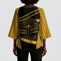 Egypt Tree Of Life Kimono Sleeve Blouse The Fig In Ancient Egyptian