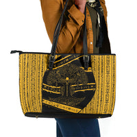 Egypt Tree Of Life Leather Tote Bag The Fig In Ancient Egyptian