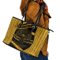 Egypt Tree Of Life Leather Tote Bag The Fig In Ancient Egyptian