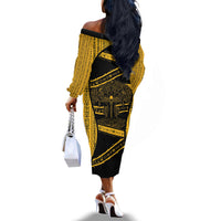 Egypt Tree Of Life Off The Shoulder Long Sleeve Dress The Fig In Ancient Egyptian