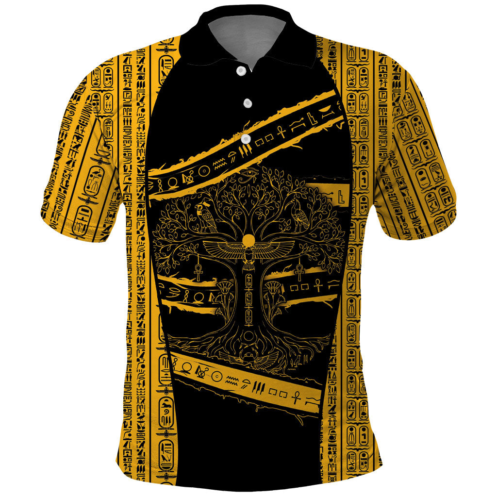 Egypt Tree Of Life Polo Shirt The Fig In Ancient Egyptian