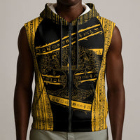 Egypt Tree Of Life Sleeveless Zip Hoodie The Fig In Ancient Egyptian