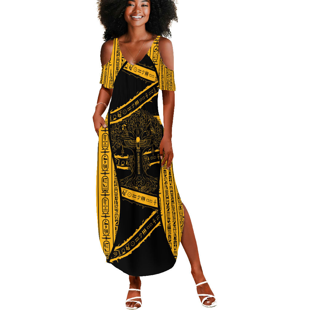 Egypt Tree Of Life Summer Maxi Dress The Fig In Ancient Egyptian