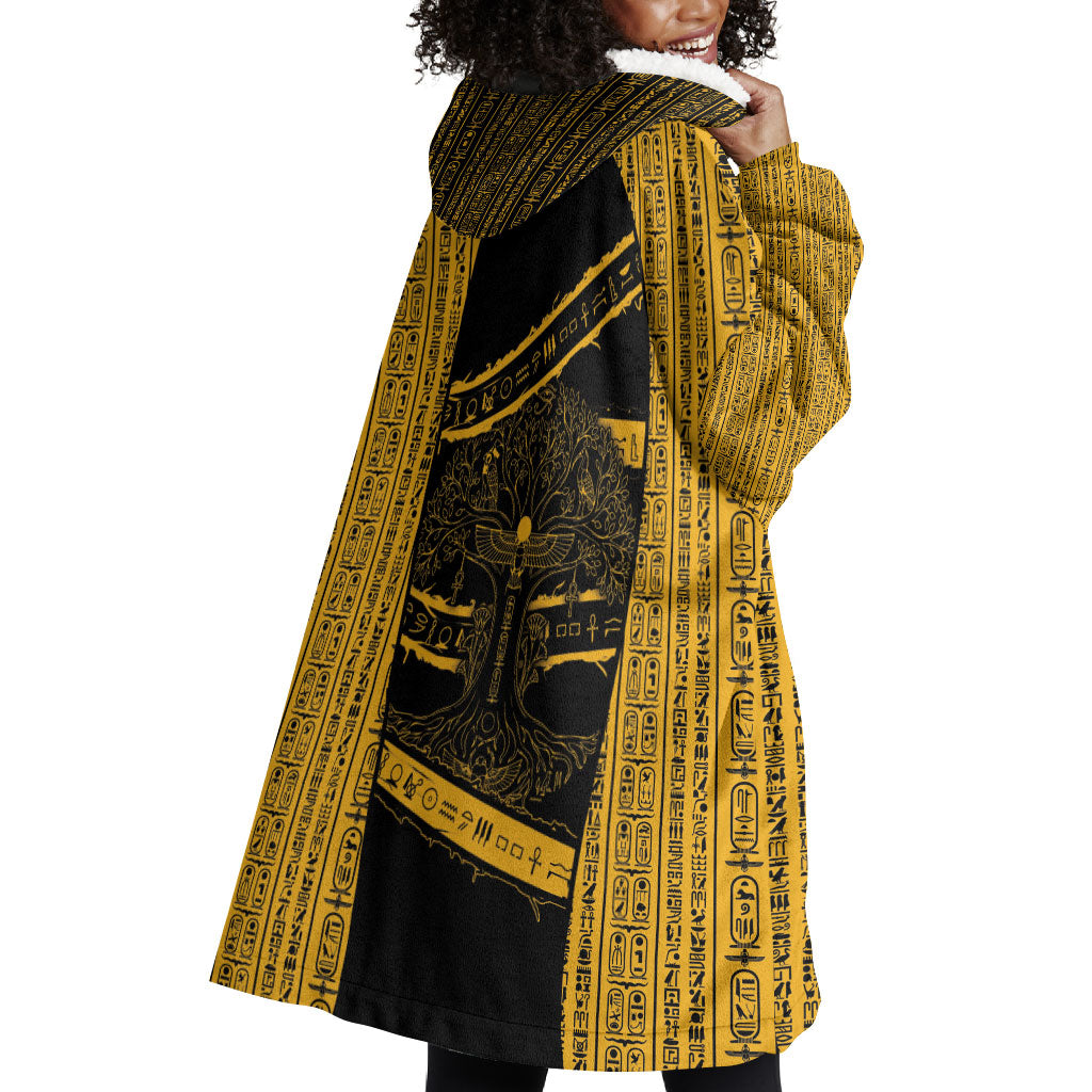 Egypt Tree Of Life Wearable Blanket Hoodie The Fig In Ancient Egyptian