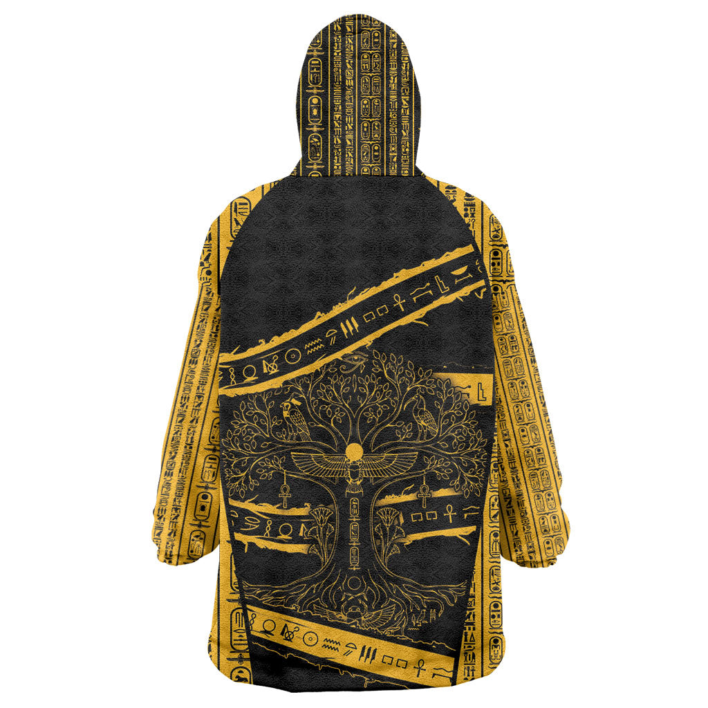 Egypt Tree Of Life Wearable Blanket Hoodie The Fig In Ancient Egyptian