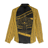 Egypt Tree Of Life Women Casual Shirt The Fig In Ancient Egyptian
