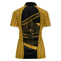 Egypt Tree Of Life Women Polo Shirt The Fig In Ancient Egyptian