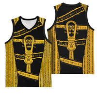 Egypt Sistrum Basketball Jersey Ancient Mythology Sacred Rattling Instrument