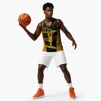 Egypt Sistrum Basketball Jersey Ancient Mythology Sacred Rattling Instrument