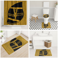 Egypt Sistrum Bathroom Set Ancient Mythology Sacred Rattling Instrument