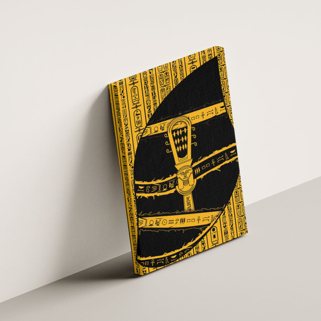 Egypt Sistrum Canvas Wall Art Ancient Mythology Sacred Rattling Instrument