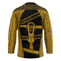 Egypt Sistrum Hockey Jersey Ancient Mythology Sacred Rattling Instrument
