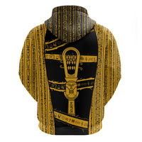 Egypt Sistrum Hoodie Ancient Mythology Sacred Rattling Instrument