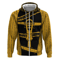 Egypt Sistrum Hoodie Ancient Mythology Sacred Rattling Instrument