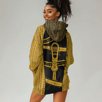 Egypt Sistrum Hoodie Dress Ancient Mythology Sacred Rattling Instrument