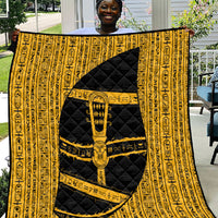 Egypt Sistrum Quilt Ancient Mythology Sacred Rattling Instrument
