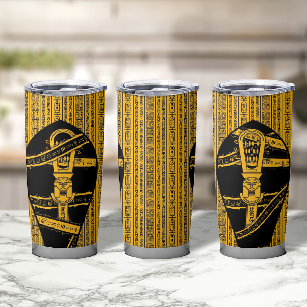 Egypt Sistrum Tumbler Cup Ancient Mythology Sacred Rattling Instrument